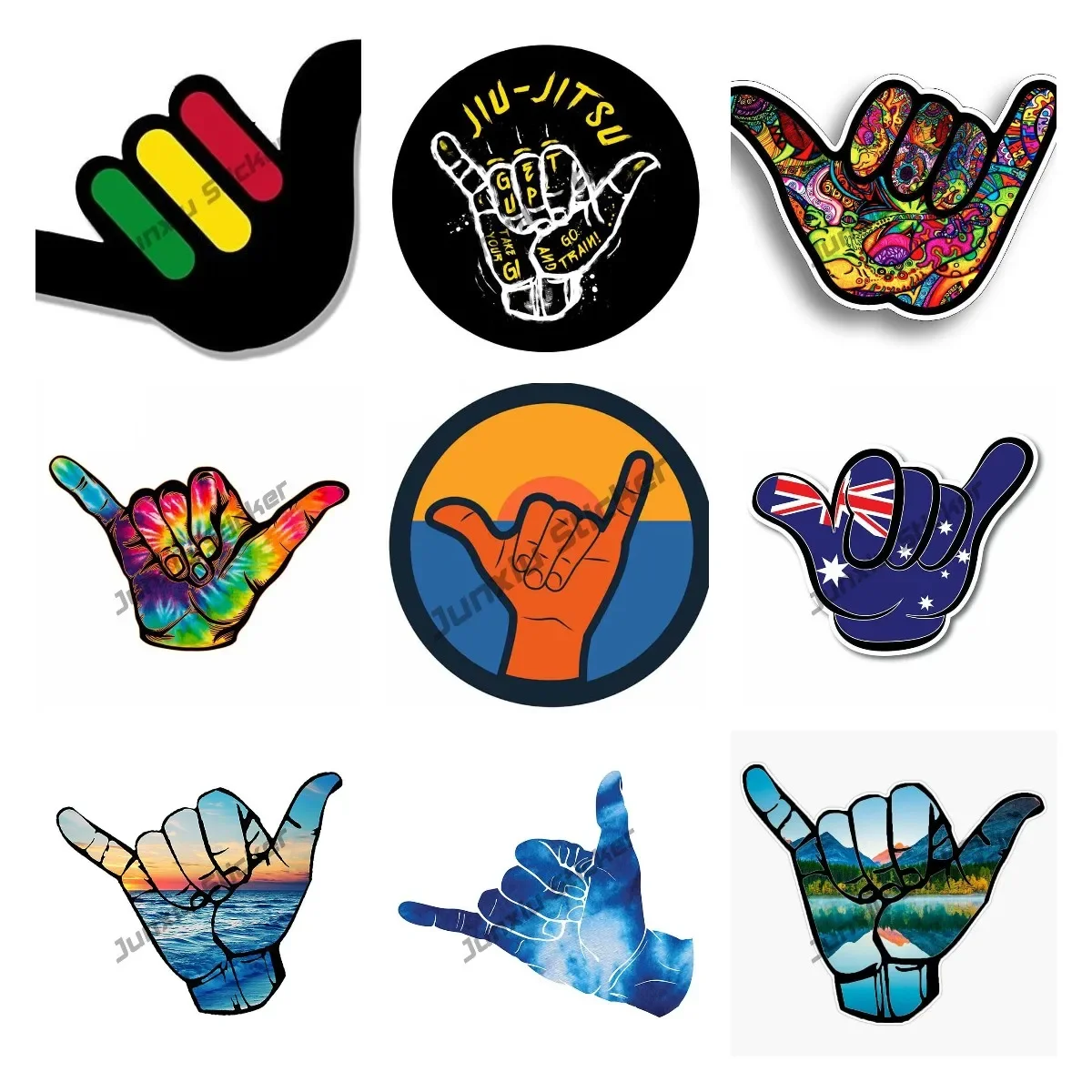 Laptop Accessories Logo - 車,ラップトップ,窓,バンパー,ビーチ,サーフ,ハワイ,カーアクセサリー用の防水PVCステッカー