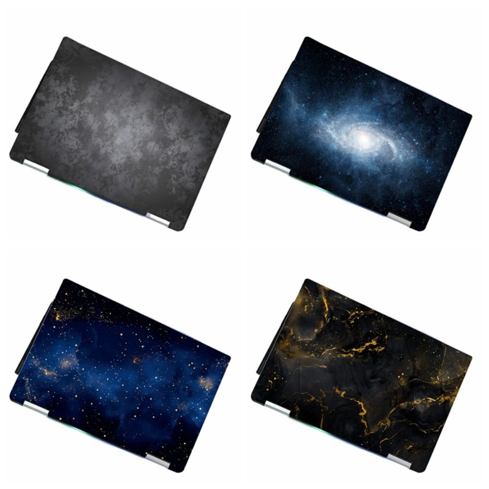 Laptop Accessories Msi - ユニバーサル15/16/17インチノートパソコン用ステッカースキン、ギャラクシー柄、傷防止DIY保護フィルム、A+C面PVCノートパソコンカバー