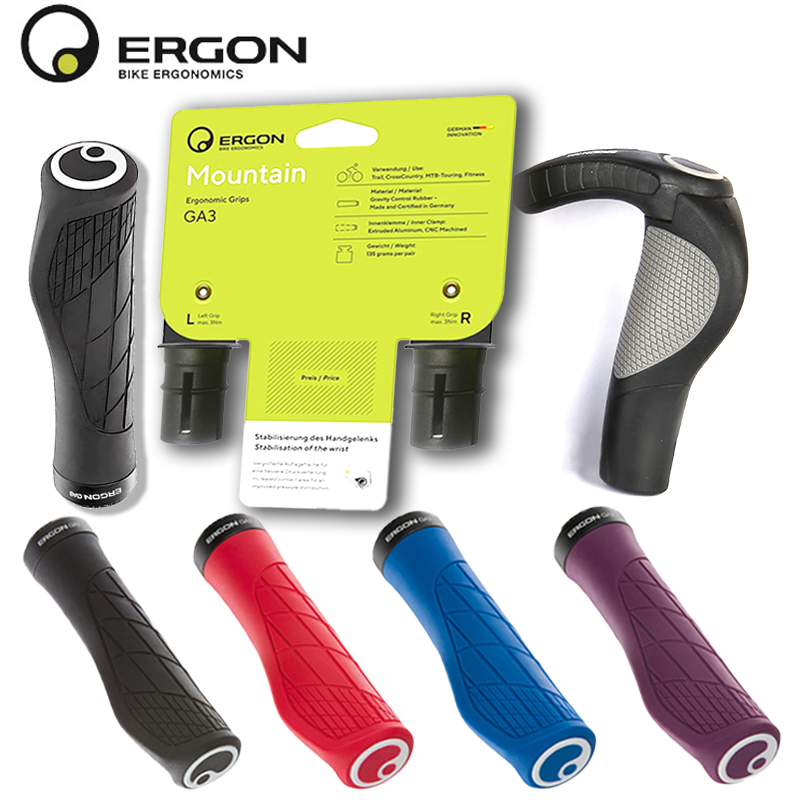 Wrist Rest Gel - Ergon GA3 L サイズ人間工学に基づいたオールマウンテンバイクグリップ MTB 用の快適性と手首サポート