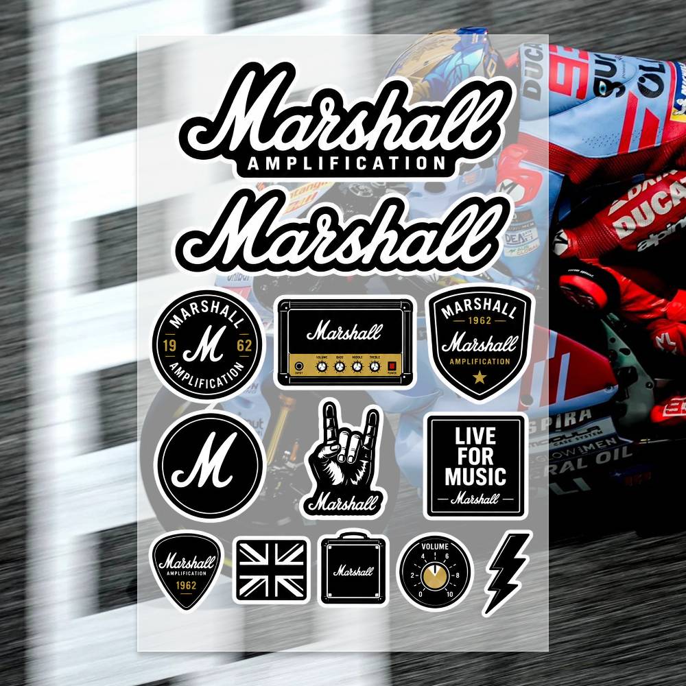 Laptop Accessories Wallpaper - マーシャルステッカー モトステッカー 車体バンパー ウィンドウ オートバイ ノートパソコン