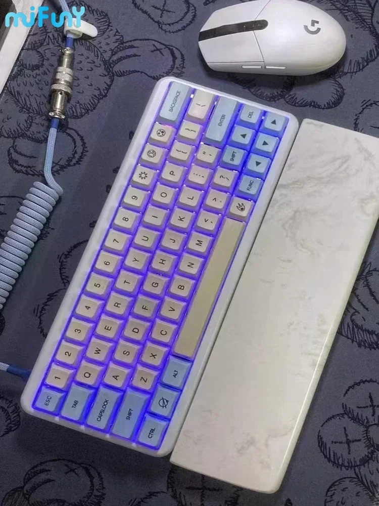 Wrist Rest Gel - カスタマイズされた大理石のキーボード,快適なパームレスト,パーソナライズされたクリエイティブ,60, 68, 84, 88, 96キー