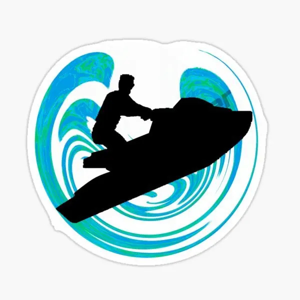人格ロゴジェットスキーステッカー防水デカールカーアクセサリー - Laptop Accessories Logo のレビューと価格
