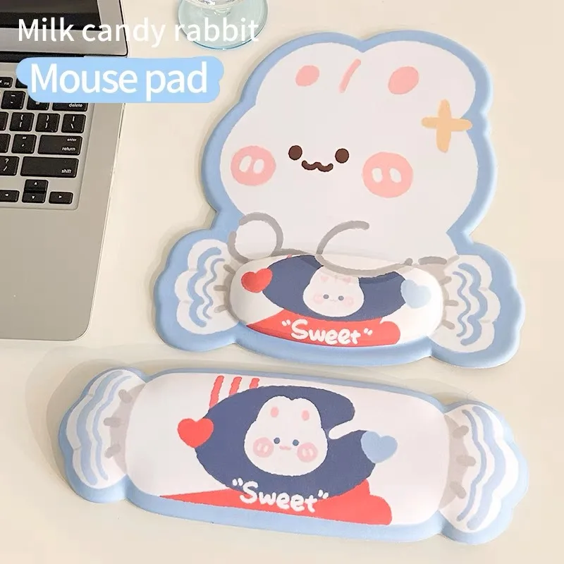 かわいいウサギのマウスパッドキーボードリストパッド厚みのある - Wrist Rest Gel のレビューと価格
