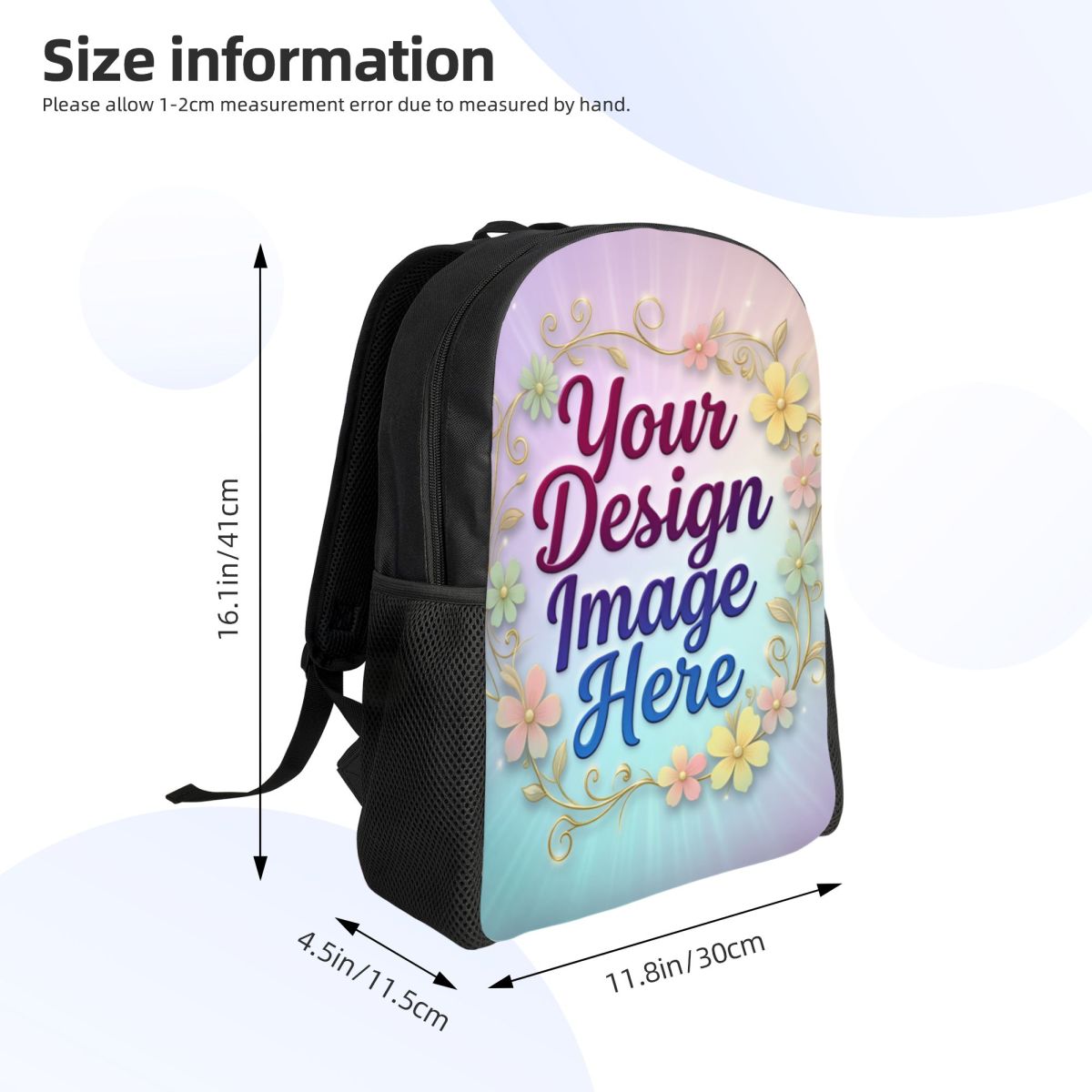 カスタム写真ロゴテキストラップトップバックパック男性女性用基 - Laptop Accessories Logo のレビューと価格