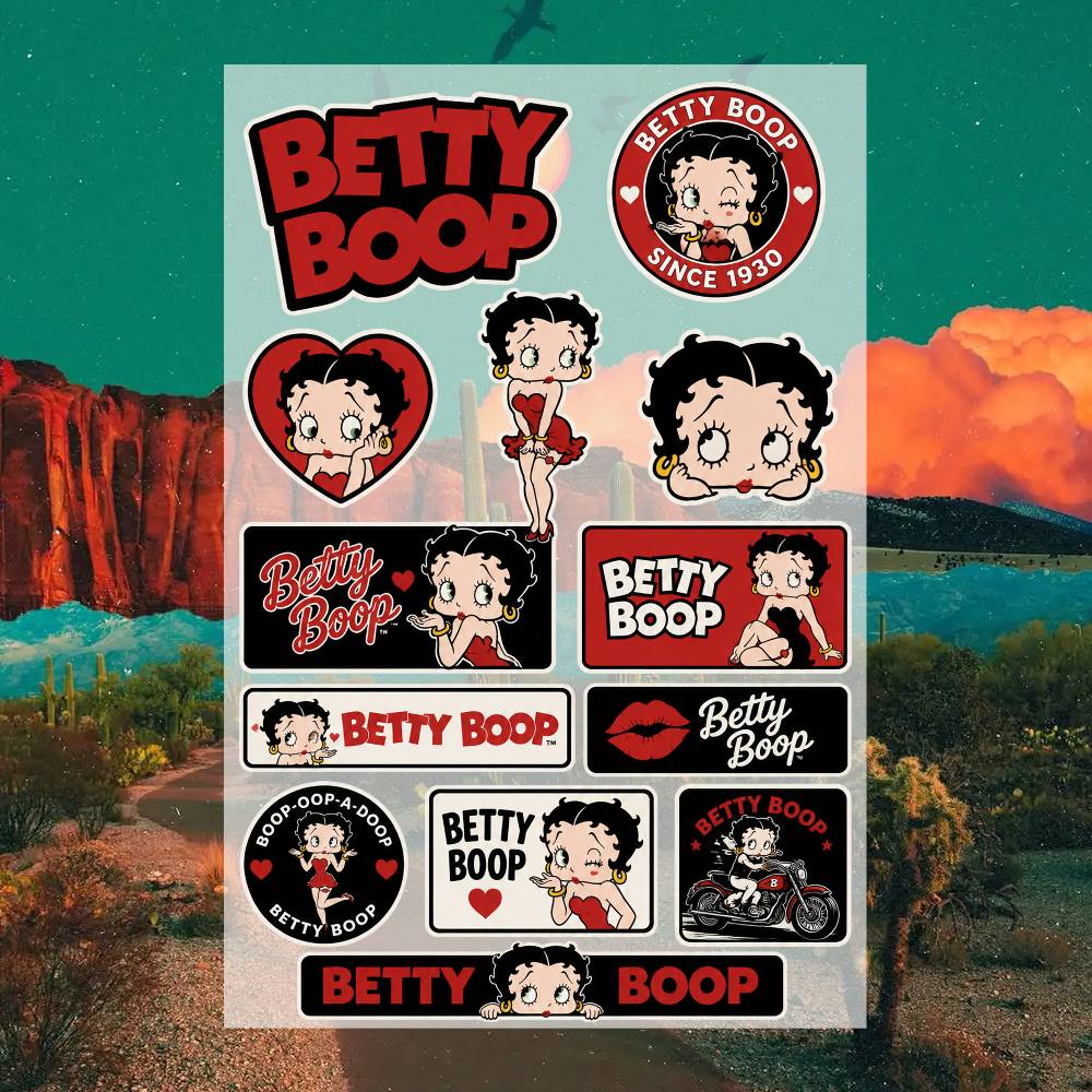 B-etty B-oop ステッカー モトステッカー 車体  - Laptop Accessories Wallpaper のレビューと価格