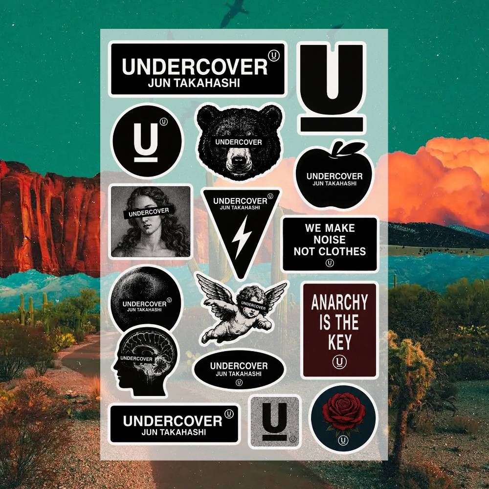 UN-DERCOVER ステッカー モトステッカー 自動車ボ - Laptop Accessories Wallpaper のレビューと価格