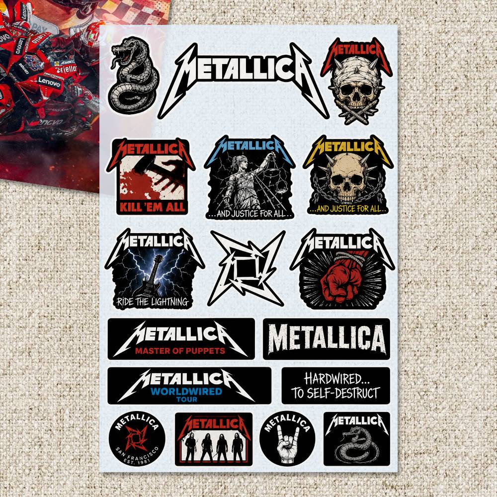 M-Metallica ステッカー モトステッカー 自動車ボ - Laptop Accessories Wallpaper のレビューと価格