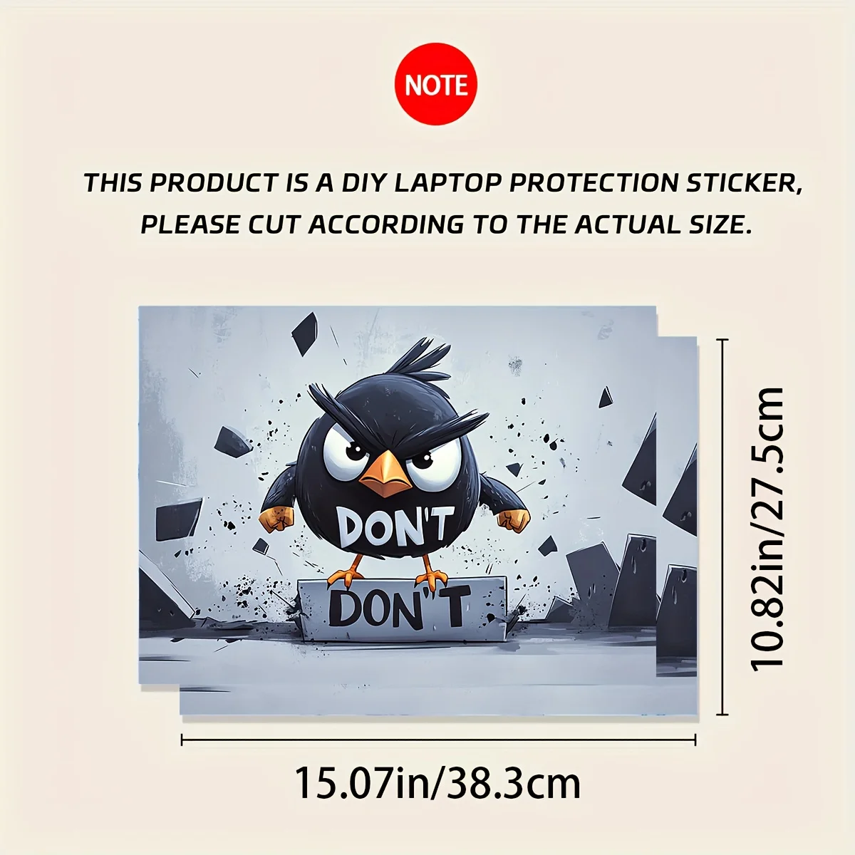 2 パック パターン入りバードアート ラップトップ ステッカ - Laptop Accessories Msi のレビューと価格