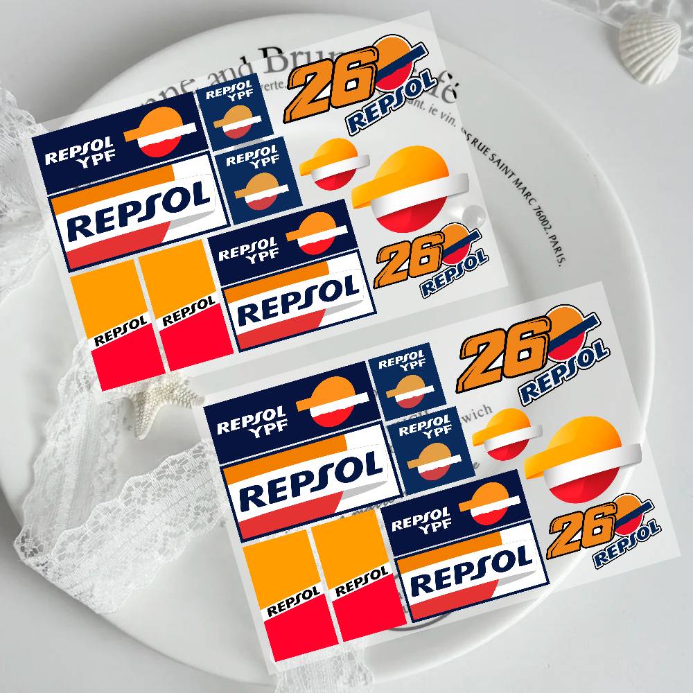 R-Repsol ステッカー モトステッカー 車体バンパー  - Laptop Accessories Wallpaper のレビューと価格