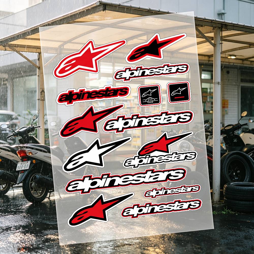 ロゴオートバイステッカー車体ビニールステッカーラップトップ壁 - Laptop Accessories Logo のレビューと価格