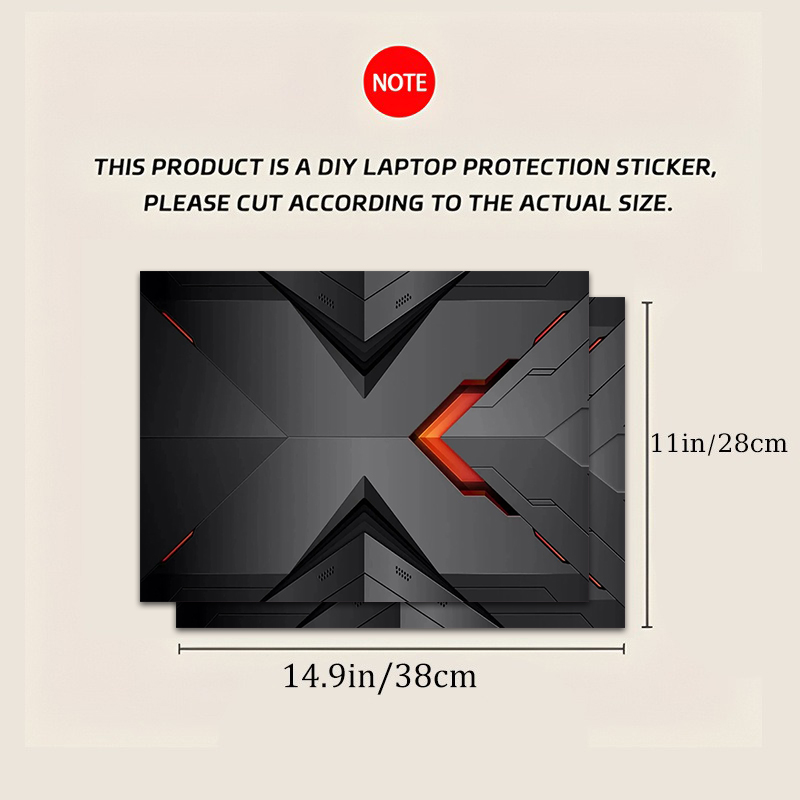 2枚のラップトップステッカー カラフルな重なった波模様の保護 - Laptop Accessories Msi のレビューと価格