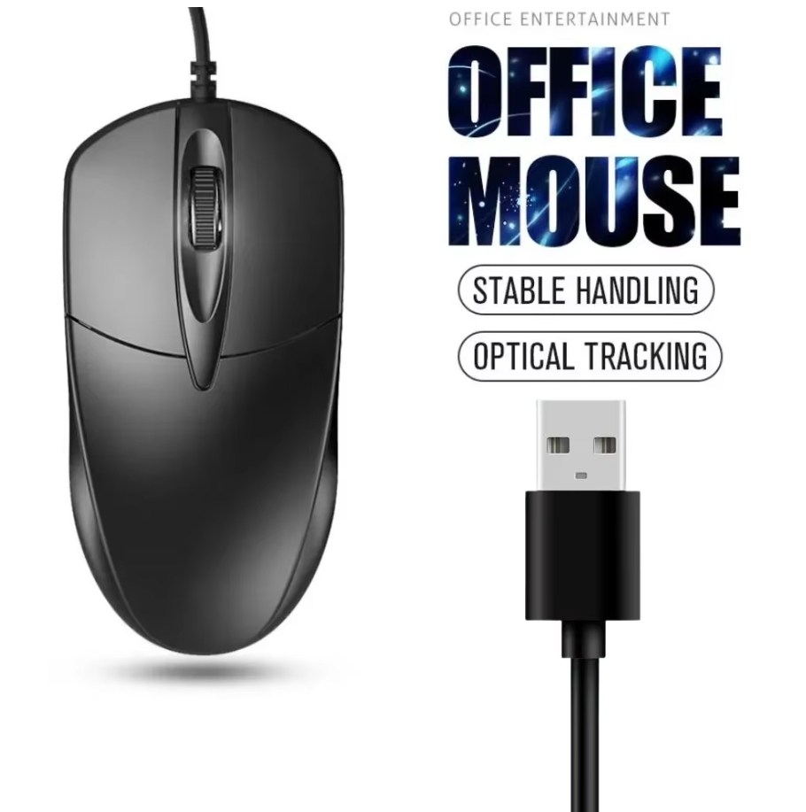 USB 光学式有線マウスラップトップホームオフィスマウスアン - Laptop Accessories Productivity のレビューと価格