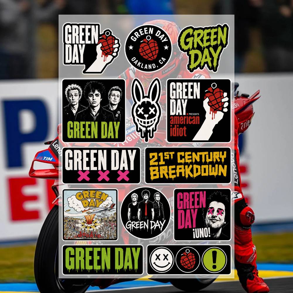 G-Green Day ステッカー モトステッカー 自動車ボ - Laptop Accessories Wallpaper のレビューと価格