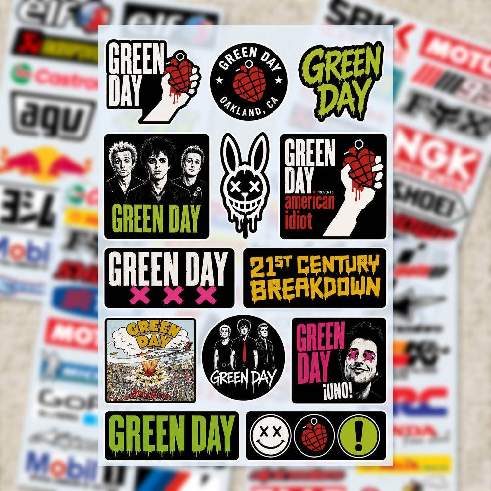 G-Green Day ステッカー モトステッカー 自動車ボ - Laptop Accessories Wallpaper のレビューと価格
