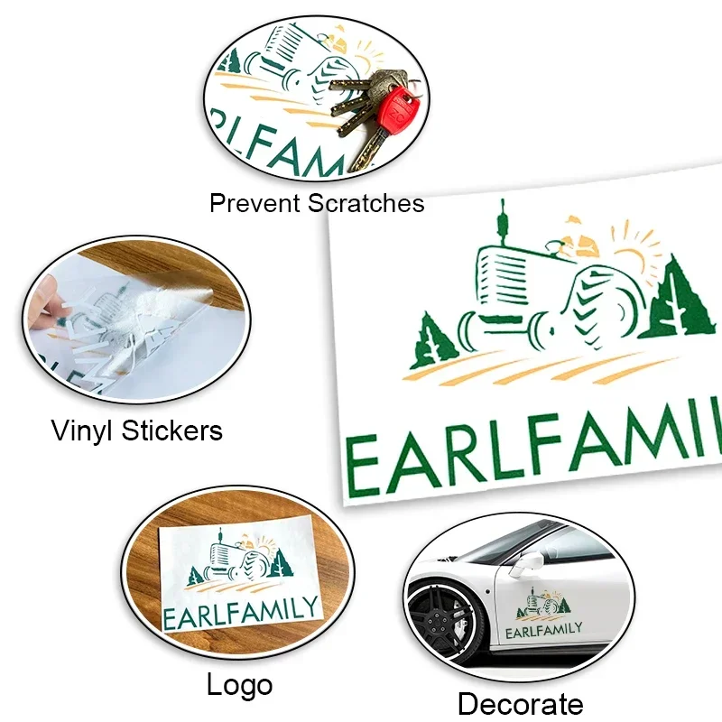 Earlfamily-ビニール防水車のステッカー、ステッカー - Laptop Accessories Logo のレビューと価格