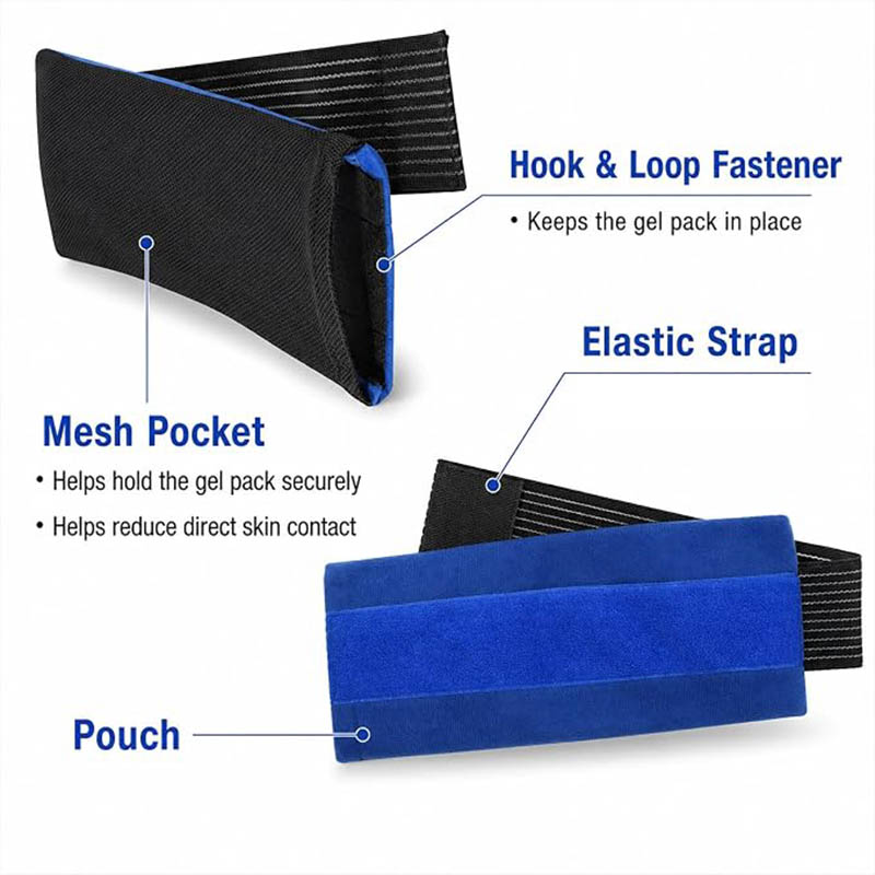 再利用可能なアイスジェルパック ソフト冷温湿布パック 肘、足 - Wrist Rest Gel のレビューと価格
