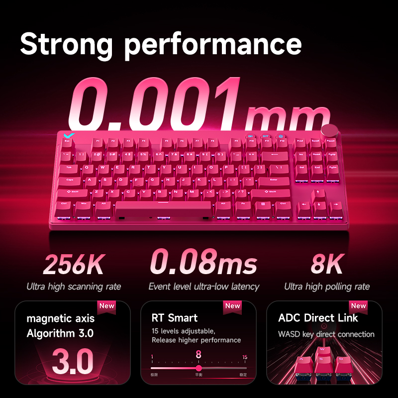 Mchose Mix87 磁気スイッチキーボード有線ゲーミン - Laptop Accessories Productivity のレビューと価格