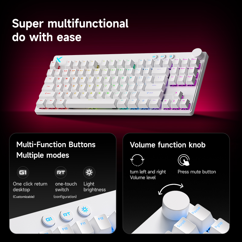 Mchose Mix87 磁気スイッチキーボード有線ゲーミン - Laptop Accessories Productivity のレビューと価格