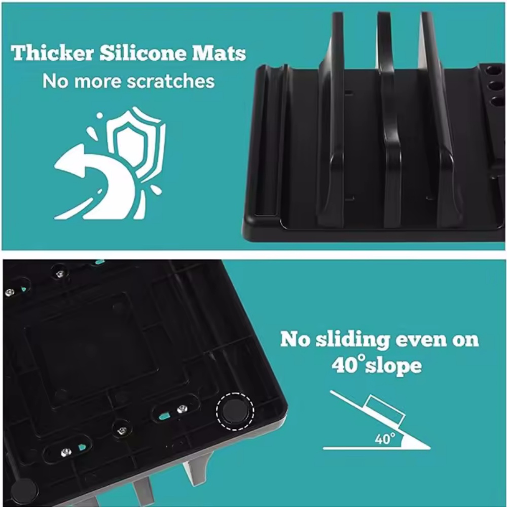 調節可能な垂直ラップトップスタンド幅調節可能なラップトップホ - Laptop Accessories Productivity のレビューと価格