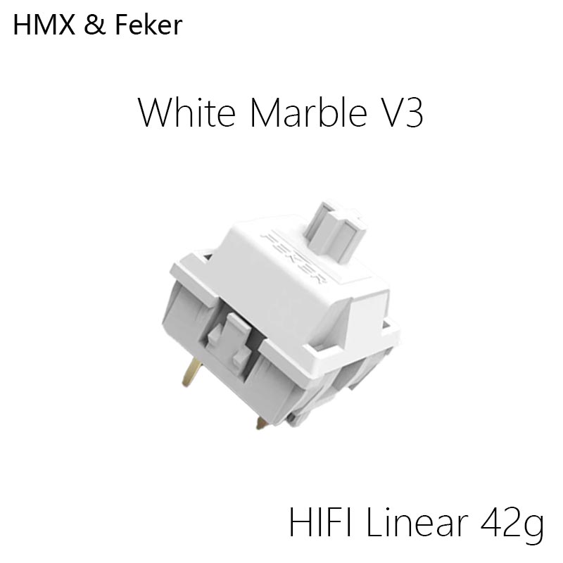 HMX Feker ホワイトマーブル V3 ホットスワップ  - Laptop Accessories Productivity のレビューと価格
