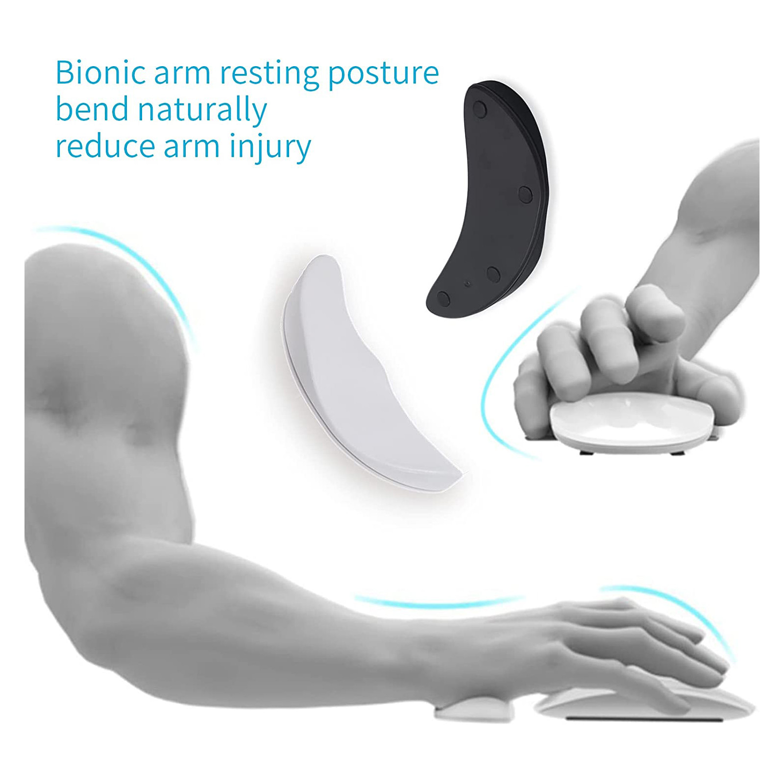 新しい人間工学に基づいたマウスリストレスト手のひら手首サポー - Wrist Rest Gel のレビューと価格