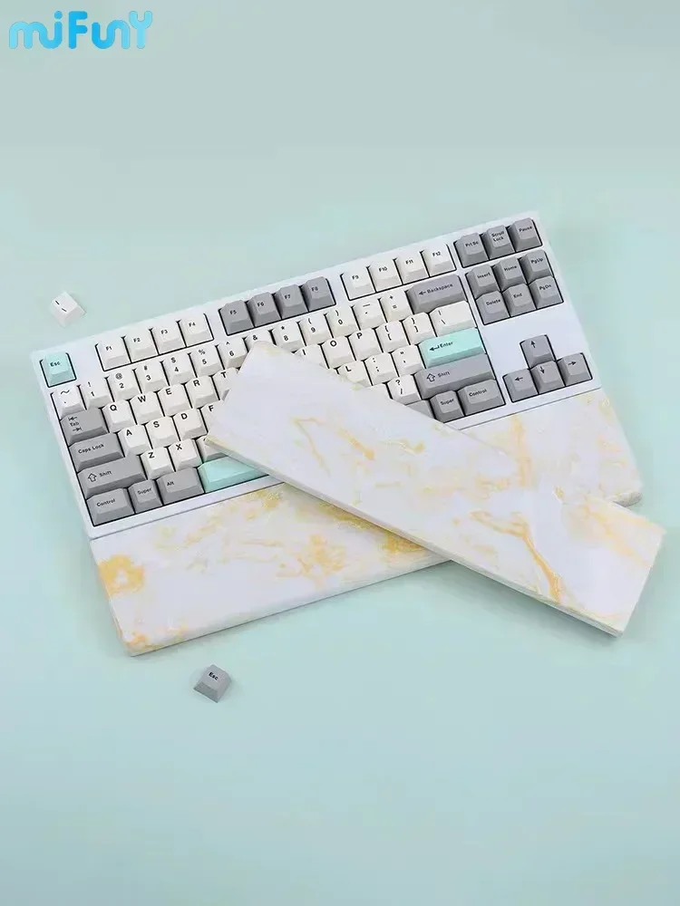 カスタマイズされた大理石のキーボード,快適なパームレスト,パ - Wrist Rest Gel のレビューと価格